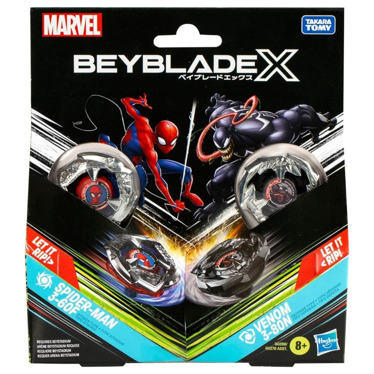 Spider-Man VS Venom | Beyblade X Marvel Collab