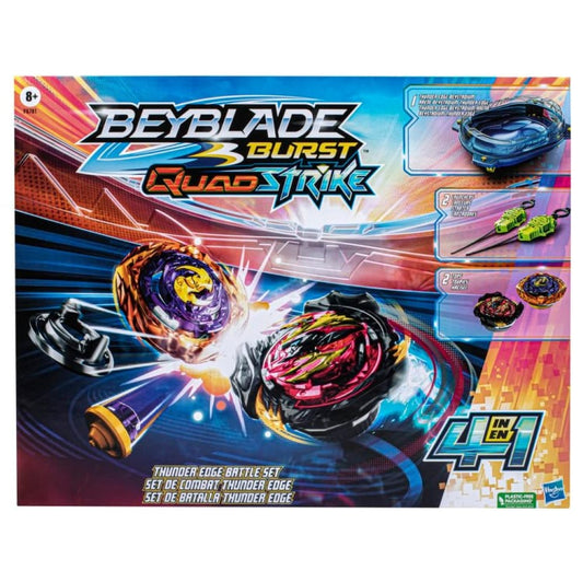 Arène Beyblade Burst QuadStrike - Thunder Edge Battle Set